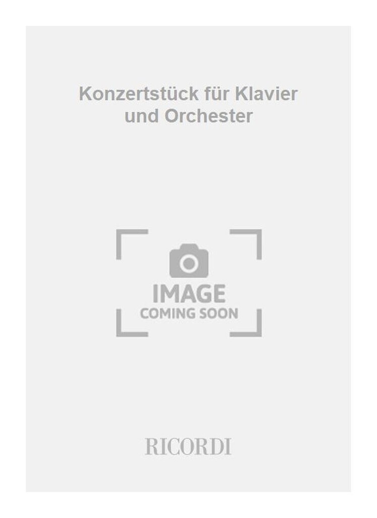 Konzertstück für Klavier und Orchester